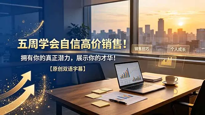 五周学会自信高价销售！拥有你的真正潜力，展示你的才华！【原创双语字幕】-来缘阁