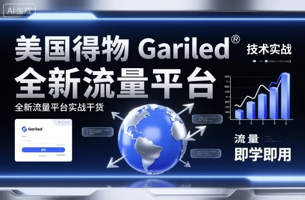美国得物Gariled技术实战，全新流量平台实战干货，即学即用-来缘阁
