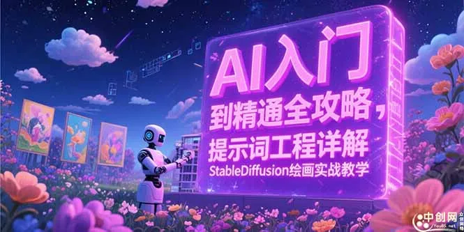 AI入门到精通全攻略，提示词工程详解，StableDiffusion绘画实战教学-来缘阁