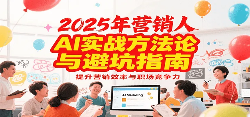2025年营销实战方法论与避坑指南,利用AI提升营销效率与职场竞争力-来缘阁