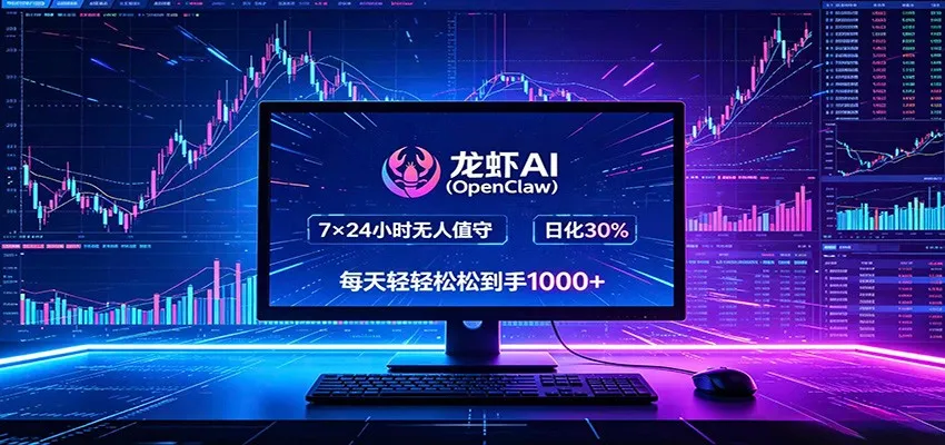 龙虾AI(OpenClaw)全自动挂机，智能操控电脑高效执行任务，每天轻松到手四位数-来缘阁
