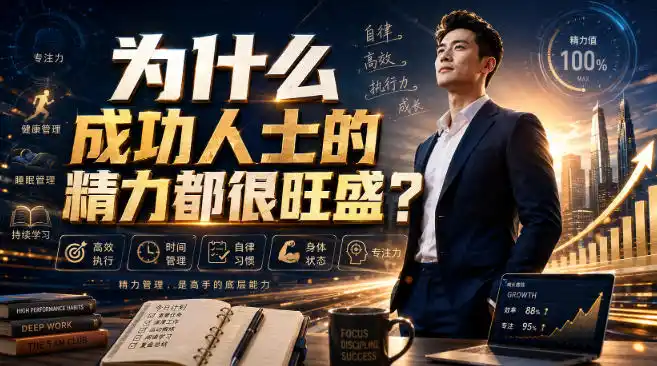 付费文章：为什么成功人士的精力都很旺盛？-来缘阁