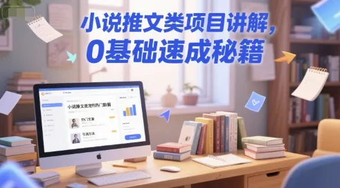 小说推文类项目讲解，0 基础速成秘籍-来缘阁