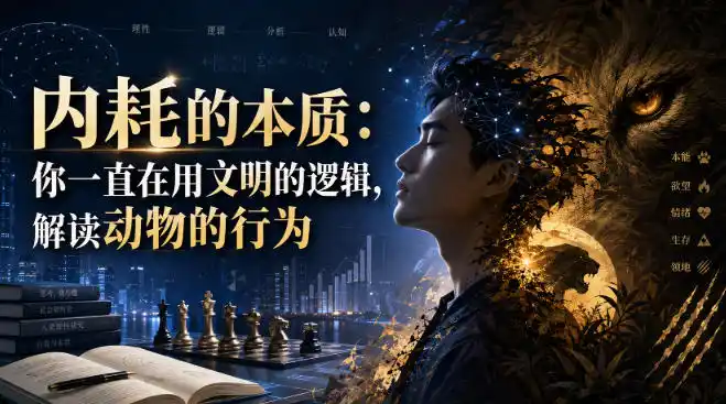 付费文章：内耗的本质：你一直在用文明的逻辑，解读动物的行为-来缘阁
