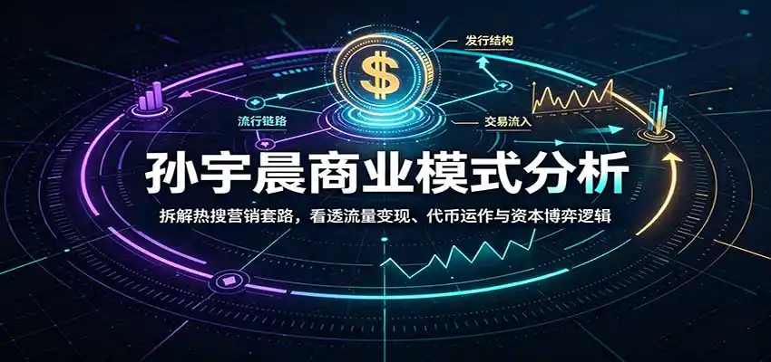 孙宇晨商业模式分析：拆解热搜营销套路，看透流量变现、代币运作与资本博弈逻辑-来缘阁