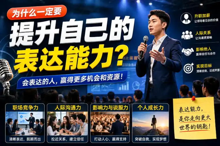付费文章:为什么一定要提升自己的表达能力?-来缘阁