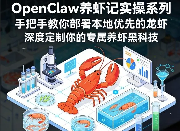 OpenClaw养虾记实操系列，手把手教你部署本地优先的龙虾，深度定制你的专属养虾黑科技-来缘阁