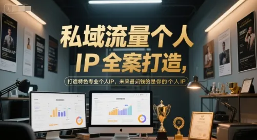 私域流量个人IP全案打造，打造特色专业个人IP，未来最值钱的是你的个人IP-来缘阁