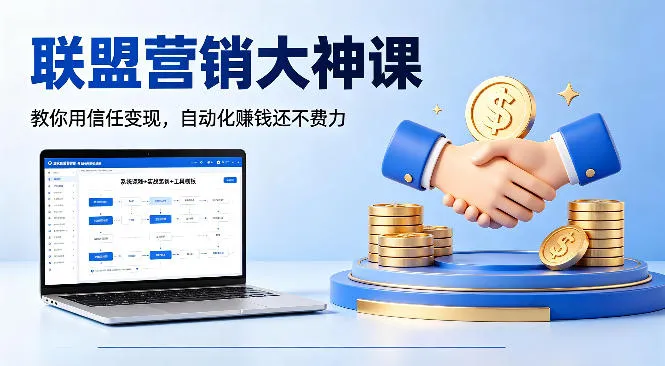 联盟营销大神课，教你用信任变现，自动化賺钱还不费力【原创双语字幕】-来缘阁