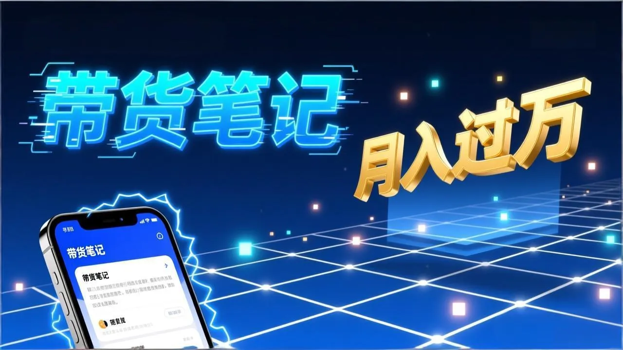 小红书爆款笔记带货实战:拆解封面标题正文全要素,手把手教你单篇笔记带货月入过万-来缘阁