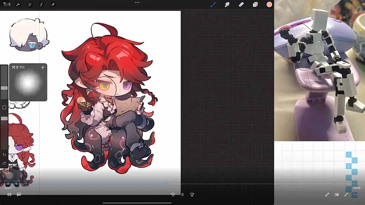 零基础学Q版立绘：从头身比例到服装细化，掌握让角色又可爱又有设计感的核心技法-来缘阁