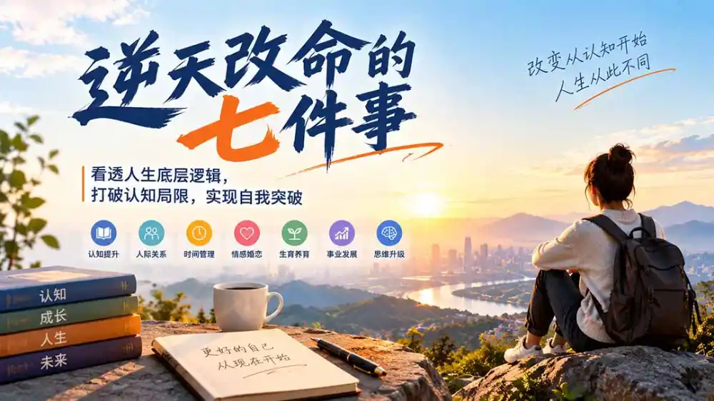 付费文章:逆天改命的七件事,看透人生底层逻辑,打破认知局限,实现自我突破-来缘阁