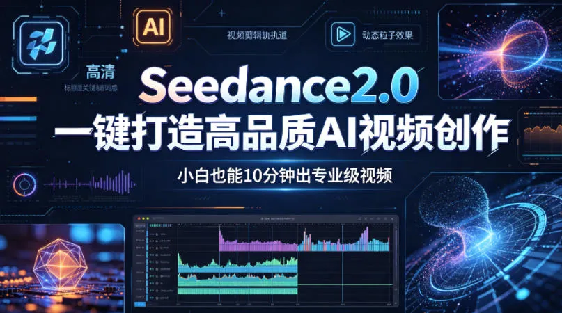 Seedance2.0一键打造高品质AI视频创作，小白也能10分钟出专业级视频-来缘阁