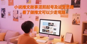 小说推文故事混剪起号及运营思路,看了做推文可以少走弯路-来缘阁