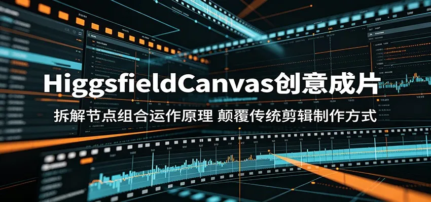 HiggsfieldCanvas创意成片:拆解节点组合运作原理,颠覆传统剪辑制作方式-来缘阁