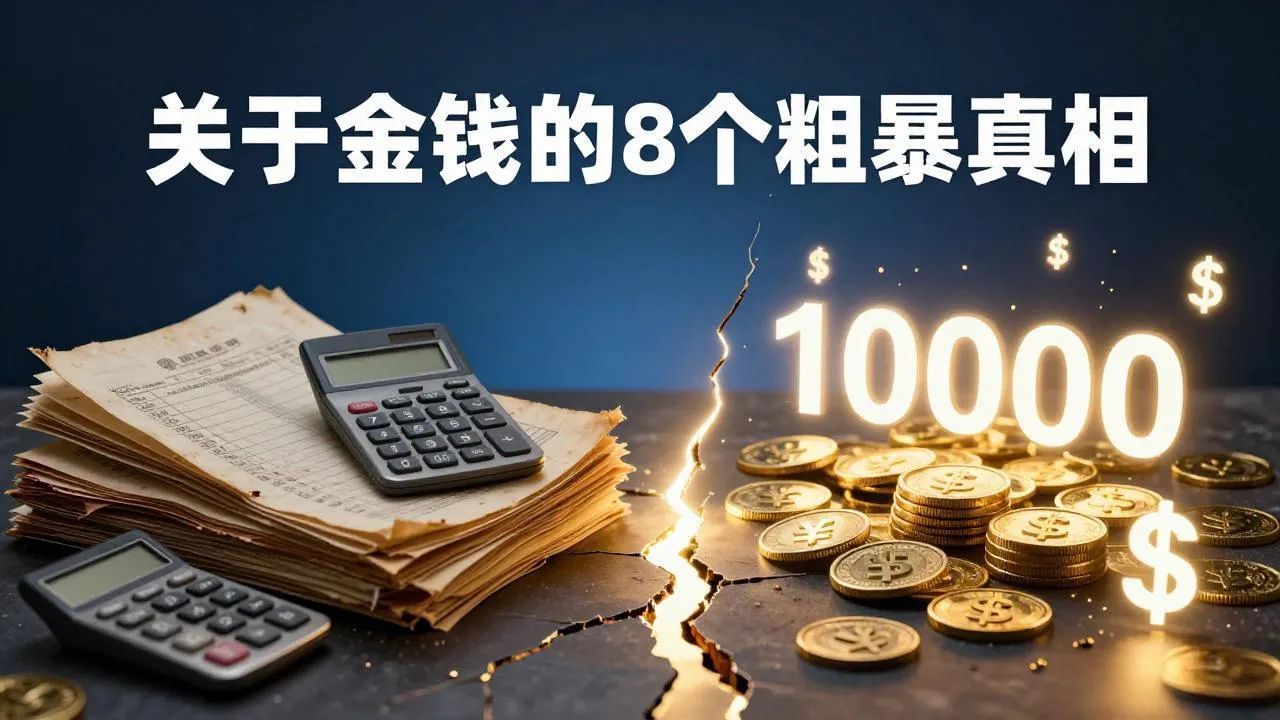付费文章：关于金钱的 8 个粗暴真相，彻底重塑你的赚钱思维与财富认知-来缘阁