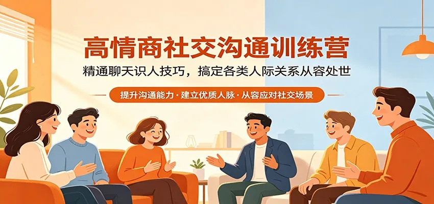 高情商社交沟通训练营：精通聊天识人技巧，搞定各类人际关系从容处世-来缘阁