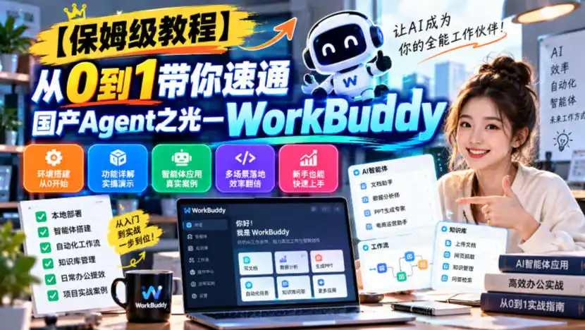 【保姆级教程】从0到1带你速通国产Agent之光—WorkBuddy【文档】-来缘阁