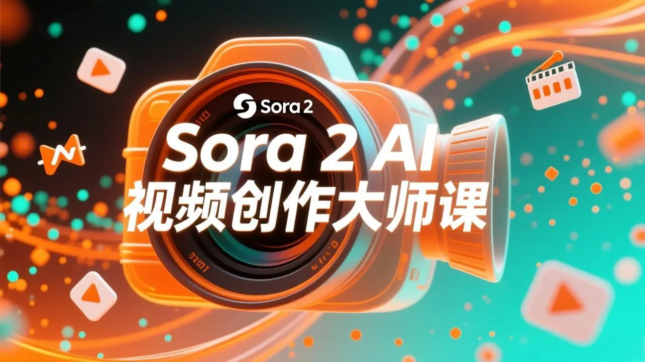 如何利用Sora 2创建流行AI人工智能视频大师班教程：掌握创作全流程，产出百万播放内容-来缘阁