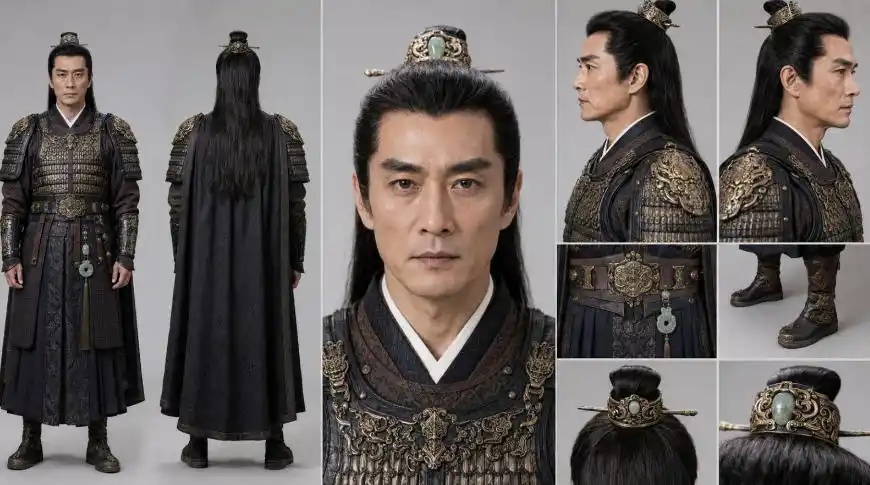 AI漫剧短剧人物资产200个古代言情人物+提示词，再也不用到处去找提示词生成人物了-来缘阁