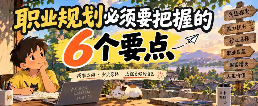 付费文章:职业规划必须要把握的6个要点-来缘阁