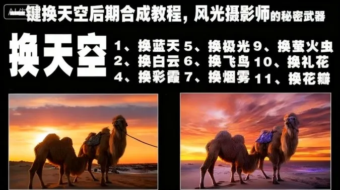 一键换天空后期合成教程，风光摄影师的秘密武器-来缘阁