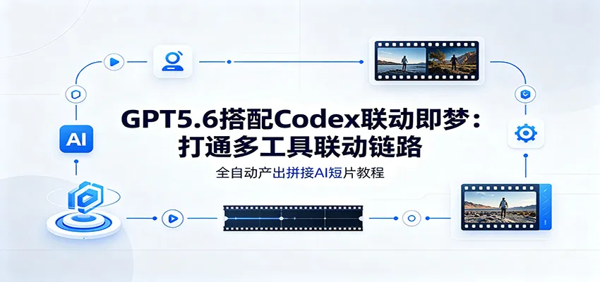 GPT5.6搭配Codex联动即梦:打通多工具联动链路,全自动产出拼接AI短片教程-来缘阁