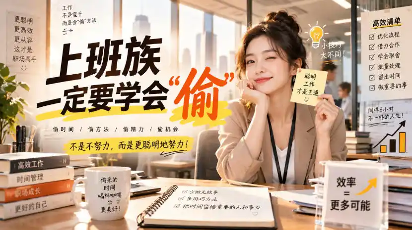 某社群精选付费文:上班族一定要学会“偷“-来缘阁