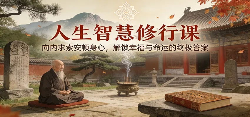 人生智慧修行课：向内求索安顿身心，解锁幸福与命运的终极答案-来缘阁