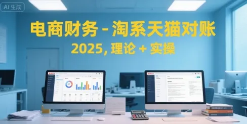 电商财务-淘系天猫对账2025,理论+实操