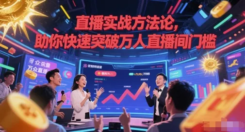 直播实战方法论，助你快速突破万人直播间门槛-来缘阁