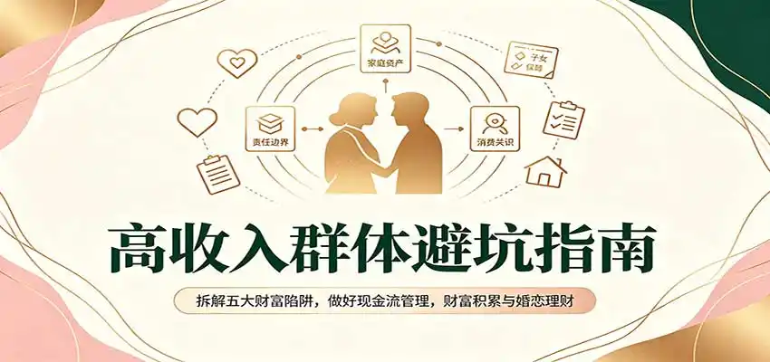 高收入群体避坑指南：拆解五大财富陷阱，做好现金流管理，财富积累与婚恋理财-来缘阁