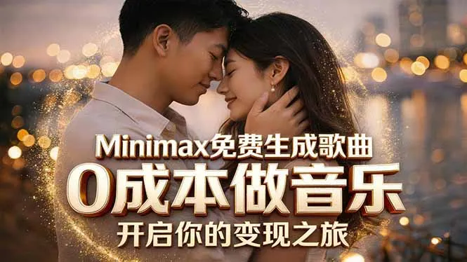 Minimax免费生成歌曲实测！0成本做音乐，说唱流行Lofi一键生成-来缘阁