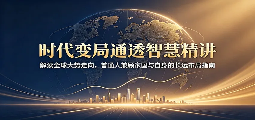时代变局通透智慧精讲：解读全球大势走向，普通人兼顾家国与自身的长远布局指南-来缘阁