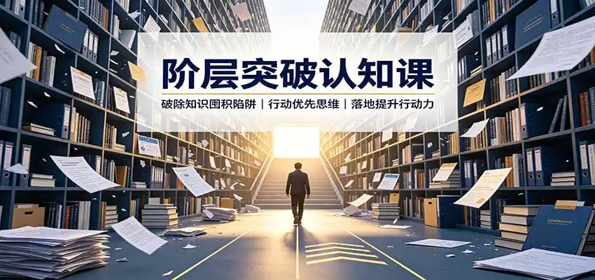 阶层突破认知课：破除知识囤积陷阱，行动优先思维，落地提升行动力-来缘阁