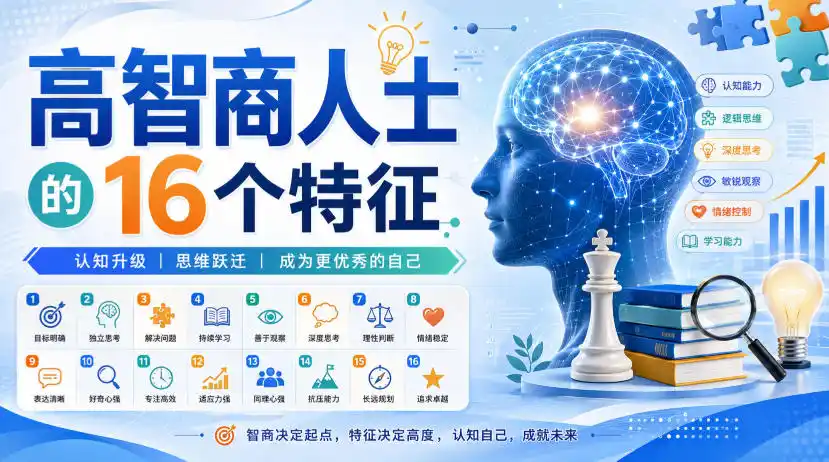 付费文章：高智商人士的16个特征-来缘阁