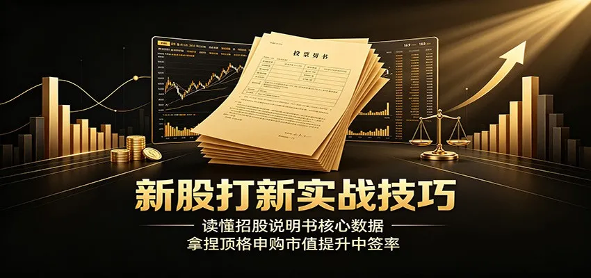新股打新实战技巧:读懂招股说明书核心数据,拿捏顶格申购市值提升中签率-来缘阁