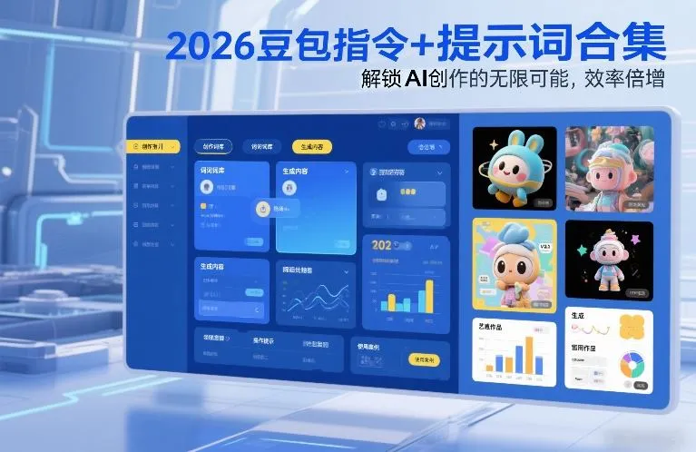 2026豆包指令+提示词合集，解锁AI创作的无限可能，效率倍增-来缘阁