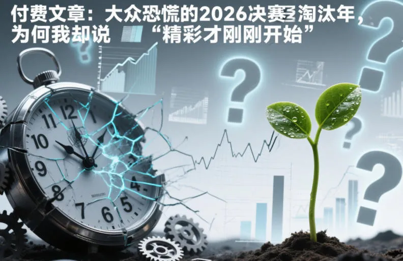 付费文章：大众恐慌的2026决赛淘汰年，为何我却说“精彩才刚刚开始”？-来缘阁