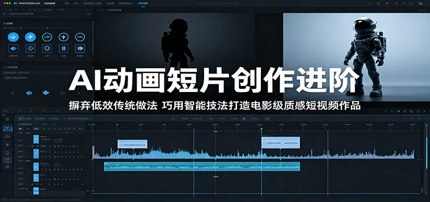 AI动画短片创作进阶:摒弃低效传统做法,巧用智能技法打造电影级质感短视频作品-来缘阁