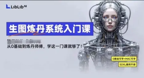 LibLibAI哩布哩布生图炼丹系统入门课，从生图到炼丹，只学这一门就够了-来缘阁