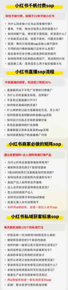 小红书高利润AI经营课2026年7.18-20：起号+爆文+付费+达人+私域，利用AI与SOP实现团队人效翻倍增长-来缘阁
