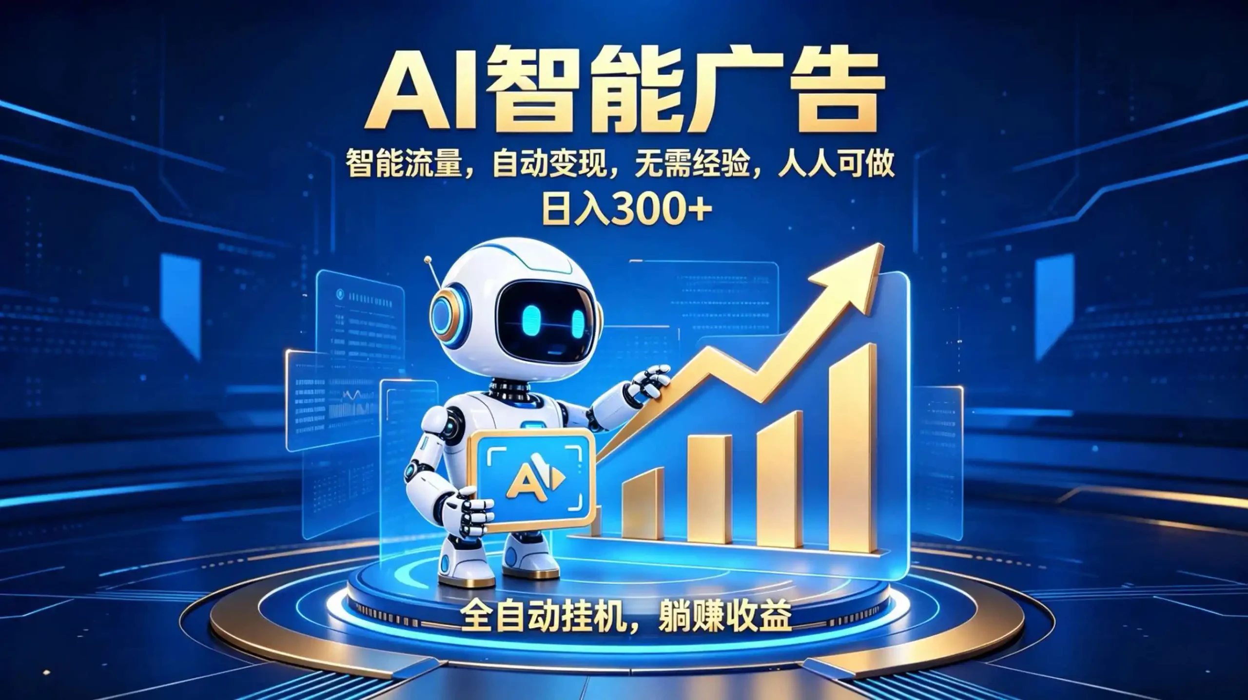 轻资产新赛道，全自动AI广告，打造持续收益-来缘阁