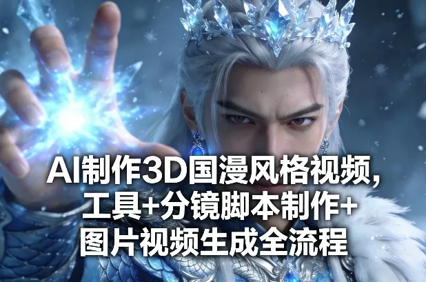 AI制作3D国漫风格视频,工具+分镜脚本制作+图片视频生成全流程