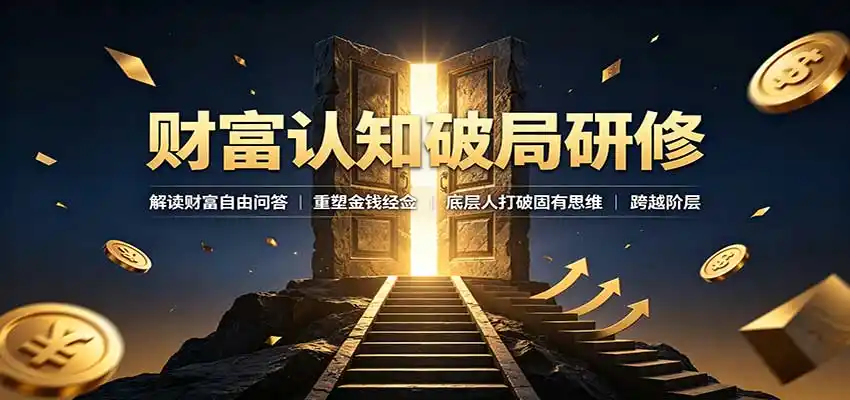 财富认知破局研修:解读”孙割”,重塑金钱观念,底层人打破固有思维跨越阶层-来缘阁