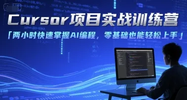 Cursor项目实战训练营，两小时快速掌握AI编程，零基础也能轻松上手-来缘阁