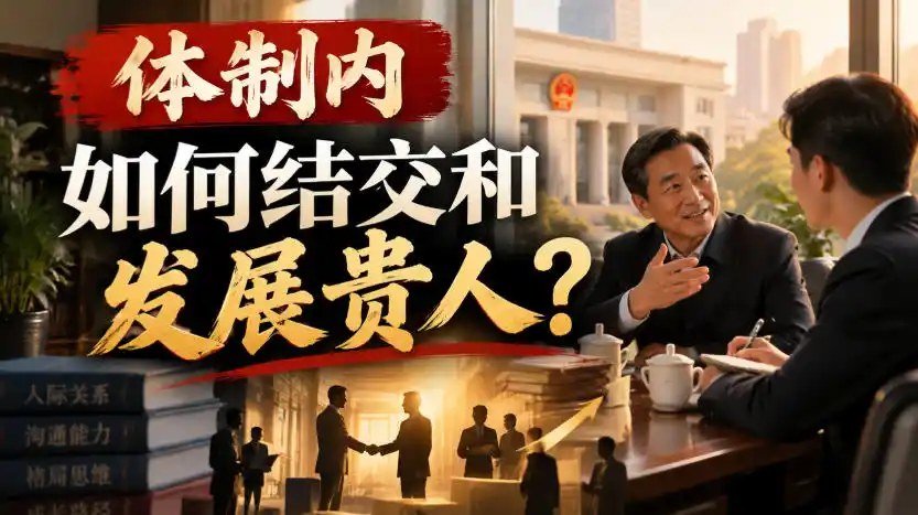 某公众号付费文章:体制内,如何结交和发展贵人?-来缘阁