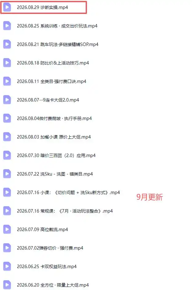 拼多多实战特训营(更新26年0831-来缘阁