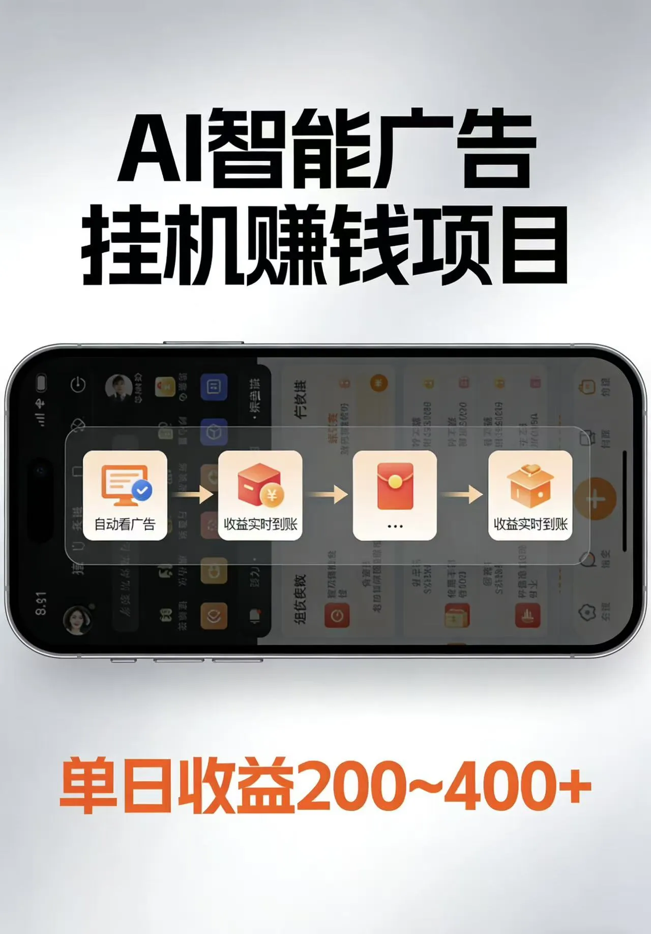 AI智能挂机看广告,每日稳定收益200-400+-来缘阁