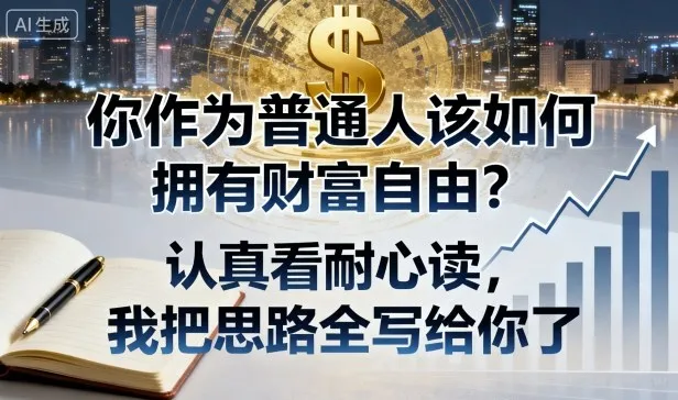付费文章：你作为普通人该如何拥有财富自由？认真看耐心读，我把思路全写给你了-来缘阁